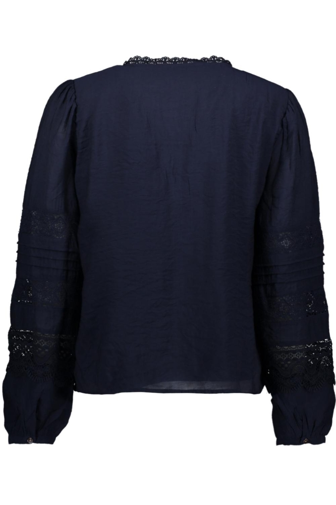 VMTIFFANI LS TOP WVN GA CE 10327968 NAVY BLAZER